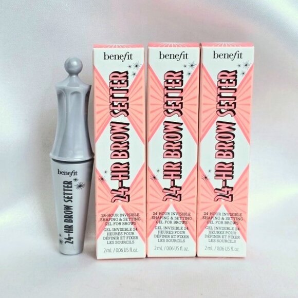 3 x Benefit 24-Hr Eye Brow Setter Shaping & Setting Gel 0.06 oz / 2mL NIB - Picture 1 of 1